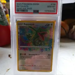 Pokemon Rayquaza Vivid Voltage Amazing Rare #138 PSA 10 Gem Mint - Image 1