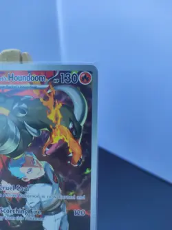 Team Rocket's Houndoom 191/182 Destined Rivals Illustration Rare NM Pokemon - Image 5