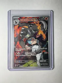Team Rocket's Houndoom 191/182, Destined Rivals, Illustration Rare, Pokemon NM - Image 1