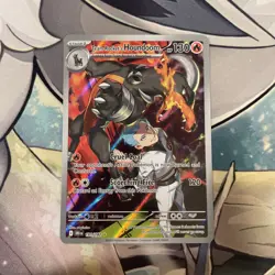 Team Rocket's Houndoom 191/182 SV Destined Rivals Illustration Rare Pokemon - NM - Image 3