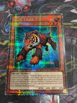 3x Test Tiger RA03-EN189 Quarter Century Secret Rare NM 1st Ed Yugioh playset - Image 5