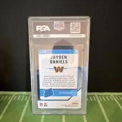 Panini 2024 Donruss Optic Rated Rookie Jayden Daniels #248 Holo PSA 8 - Image 2