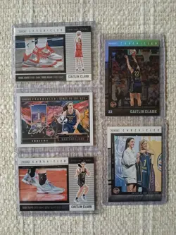 2025 Panini WNBA Caitlin Clark Chronicled Card Lot ×5 - Image 1
