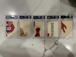 1966 Marvel Super Hero Key Rookie Cards - Lot Of 5 Cards Graded By PSA - Image 2