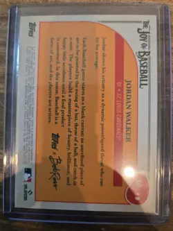 2023 Topps X Bob Ross The Joy of Baseball - Jordan Walker #10 (RC) - Image 2