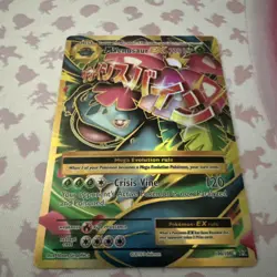 Pokemon M Venusaur EX 100/108 Evolutions Ultra Rare Full Art Holo Mega 230 HP - Image 1