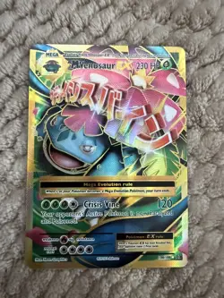 Pokemon M Venusaur EX Full Art Ultra Rare Holo 100/108 Evolutions Mega - Image 2
