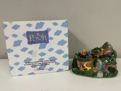Disney Winnie The Pooh & Friends Spin To The Music Box Tigger Eeyore Pond WORKS - Image 1