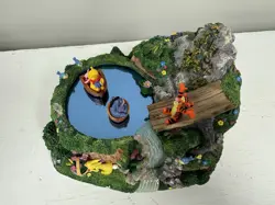 Disney Winnie The Pooh & Friends Spin To The Music Box Tigger Eeyore Pond WORKS - Image 3