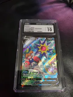 2022 Pokemon Astral Radiance Starmie V Character Rare TG13/TG30 CGC 10 - Image 1