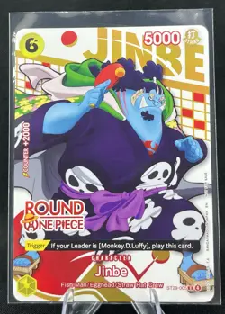 Jinbe ST29-005 (ENGLISH) - One Piece x Round 1 Promo Card - Image 1