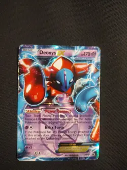 Pokemon Deoxys EX BW82 Black & White Promo Team Plasma Holo - Image 1