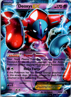 Deoxys EX (Team Plasma) Holo Promo Black and White Promos BW82 NM - Image 1