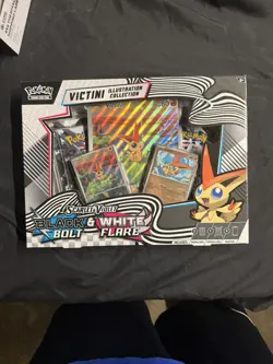 Pokemon TCG Black Bolt & White Flare Unova Victini Illustration Collection Box - Image 1