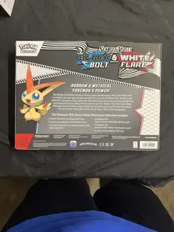 Pokemon TCG Black Bolt & White Flare Unova Victini Illustration Collection Box - Image 2