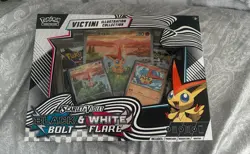 Pokemon TCG Black Bolt & White Flare Unova Victini Illustration Collection Box - Image 1