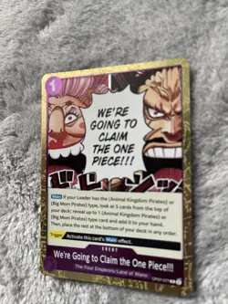 OP07-077 We're Going to Claim the One Piece!!! : Rare Foil English One Piece TCG - Image 2