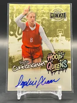 2025 Leaf Metal Women of Sport Sophie Cunningham Auto Super Prismatic #1/1 Gold - Image 1