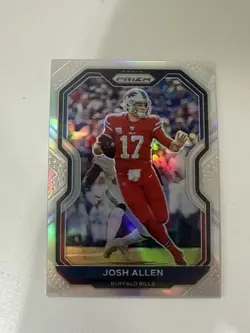 🔥🏈2020 Panini Prizm Josh Allen Silver Prizm Buffalo Bills Investment #1🔥🏈 - Image 3
