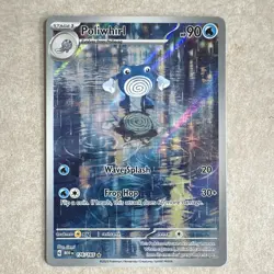 The Pokemon Company Pokemon TCG Poliwhirl 176/165 SV 151 IR Holo English - Image 2