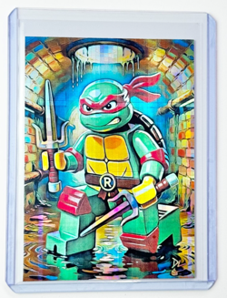 Raphael Limited Edition Artist Signed “The Minifigure” Refractor Card 1/1 - Image 1