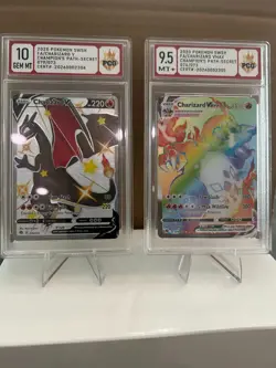 pokemon champions path complete master set w/graded charizards - Image 1