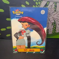 Pokemon Topps Series 1 TV9 Jesse 1999 Card MP - Image 1