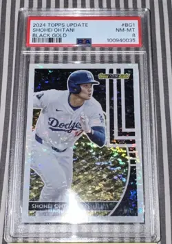 2024 Topps Update Series - Topps Black Gold Shohei Ohtani #BG-1 - Image 1