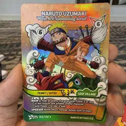 SDCC 2026 Naruto Mythos TCG Naruto Uzumaki IGN Promo Card Exclusive - IN HAND - Image 1