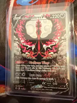 Galarian Moltres V Alternate Full Art 177/198 Pokemon Chilling Reign NM - Image 1