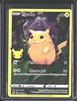 Pikachu 005/025 Holo Rare Celebrations Pokemon NM/M - Image 1