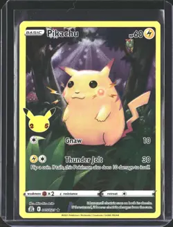 Pikachu 005/025 Holo Rare Celebrations Pokemon NM/M - Image 1