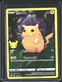 Pikachu 005/025 Holo Rare Celebrations Pokemon NM/M - Image 1