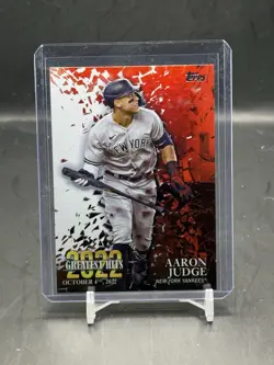 2023 Topps 2022 Greatest Hits Aaron Judge #22GH-25 New York Yankees - Image 1