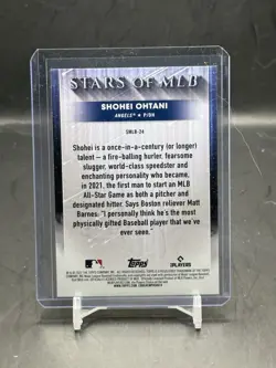 2022 Topps SHOHEI OHTANI Stars Of MLB Insert Los Angeles Angels #SMLB-24 - Image 2
