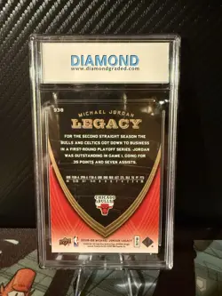 Michael Jordan 2008-09 Upper Deck Jordan Legacy #938 Diamond Mint 9 - Image 4