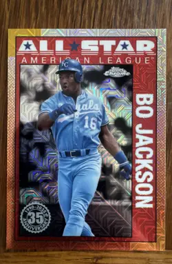 2025 Topps Series 2 - 1990 Topps Chrome Silver Pack Bo Jackson #90ASC-26 - Image 1