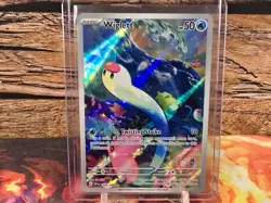 Wiglett 206/198 IR - Scarlet & Violet - Illustration Rare Holo NM+ Pokemon TCG - Image 1