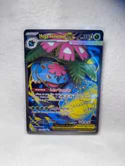 NM/M Mega Venusaur EX Full Art Pokemon TCG Mega Evolution Ultra Rare 155/132 - Image 1