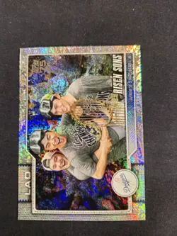 2026 Topps Series 2, Sandglitter Shohei Ohtani, Yoshi Yamamoto, Roki Sasaki #642 - Image 1