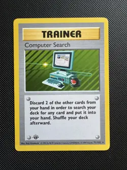 Computer Search 71/102 1st Edition Base Set - Image 1