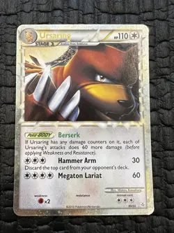 Ursaring Prime 89/95 Unleashed Pokemon Card NM - Image 1