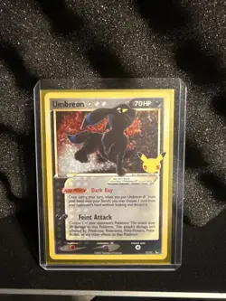 Umbreon Gold Star 17/17 Pokemon TCG Celebrations 25th Anniversary Rare Holo Card - Image 1