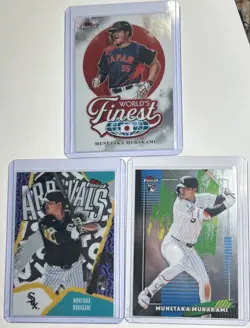 2026 Topps Finest Munetaka Murakami Rookie Card 3-Card Lot – Chicago White Sox - Image 2