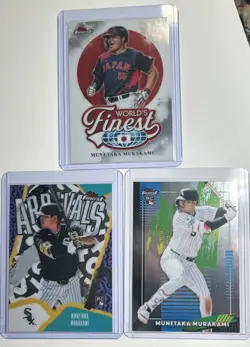 2026 Topps Finest Munetaka Murakami Rookie Card 3-Card Lot – Chicago White Sox - Image 3