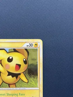 Pichu 28/123 HeartGold SoulSilver Regular Rare Pokemon TCG Card - Lightly Played - Image 3