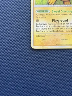 Pichu 28/123 HeartGold SoulSilver Regular Rare Pokemon TCG Card - Lightly Played - Image 5