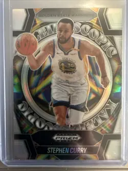 2024-25 Panini Prizm Black Stephen Curry Kaleidoscopic Silver Prizm #4 Warriors - Image 1