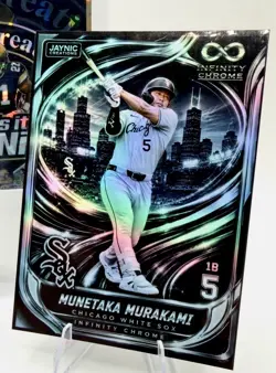 2026 Munetaka Murakami Infinity Chrome Refractor Custom Art Card White Sox - Image 1