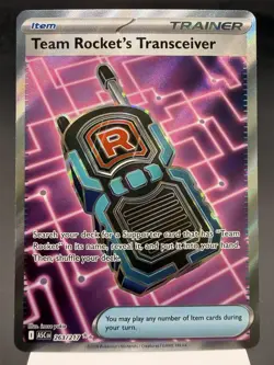 Team Rocket’s Transceiver 263/217 - Full Art - Ascended Heroes Pokemon Card MINT - Image 1